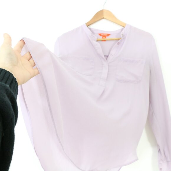 *Joe Fresh Lilac Purple Blouse - Picture 3 of 5